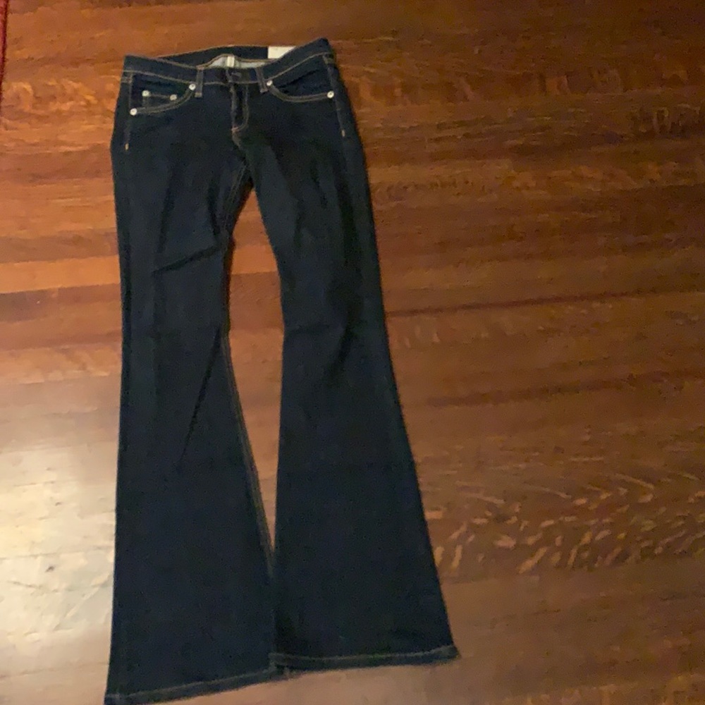 Rag and Bone elephant bell legged denim jeans